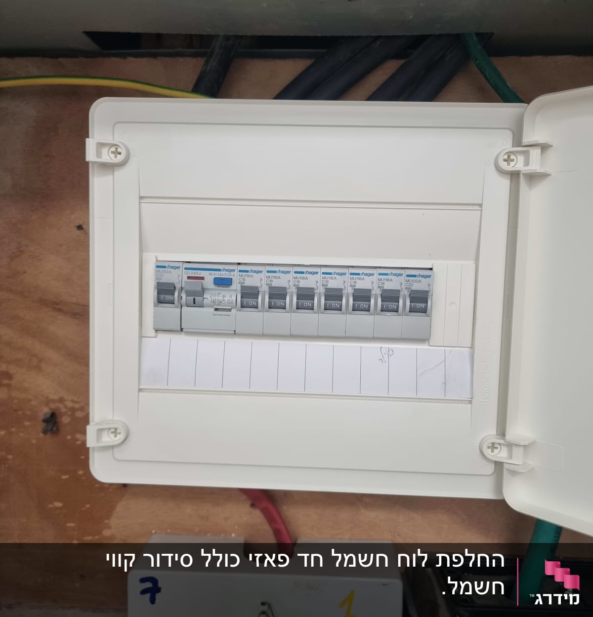 ארון חשמל חדש 